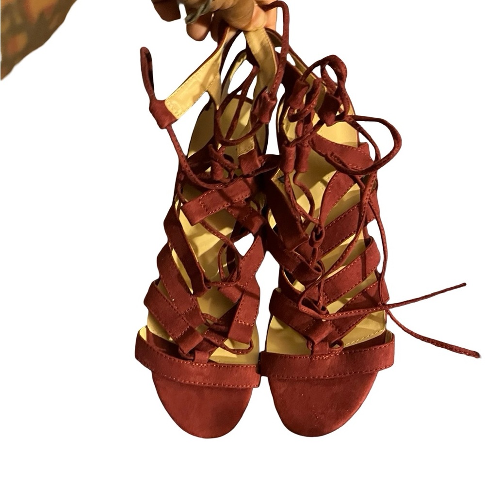 Women's Strappy Red Sandals